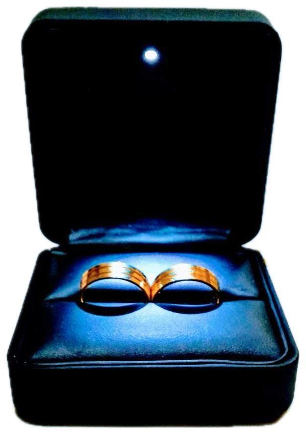 Estuche para Argollas con Luz LED