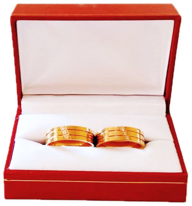 12 Estuches para Argollas Tipo Cartier
