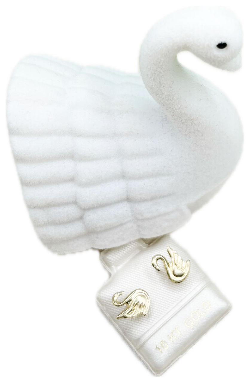 Broquel o Aretitos de Oro 10k Cisne