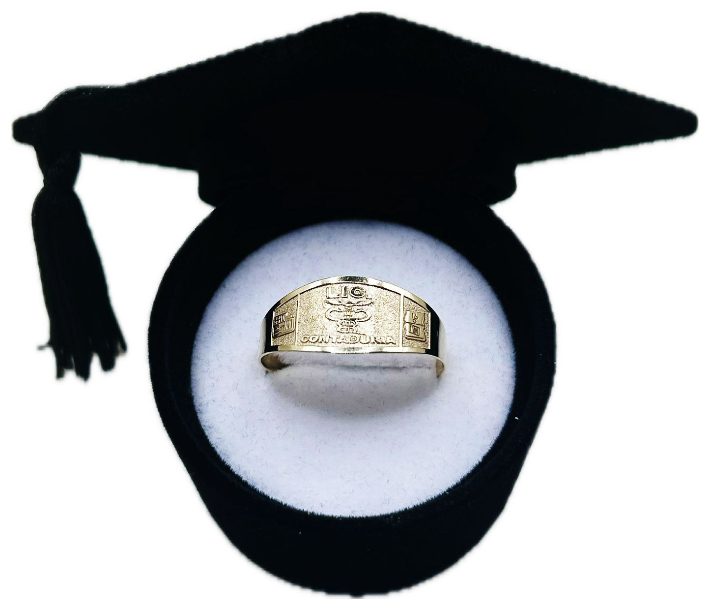ANILLO DE GRADUACION 10K CONTADURIA