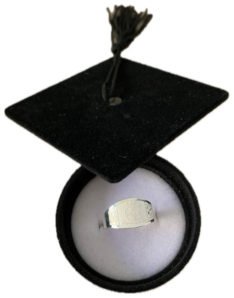 ANILLO DE GRADUACION PLATA BIOMEDICINA