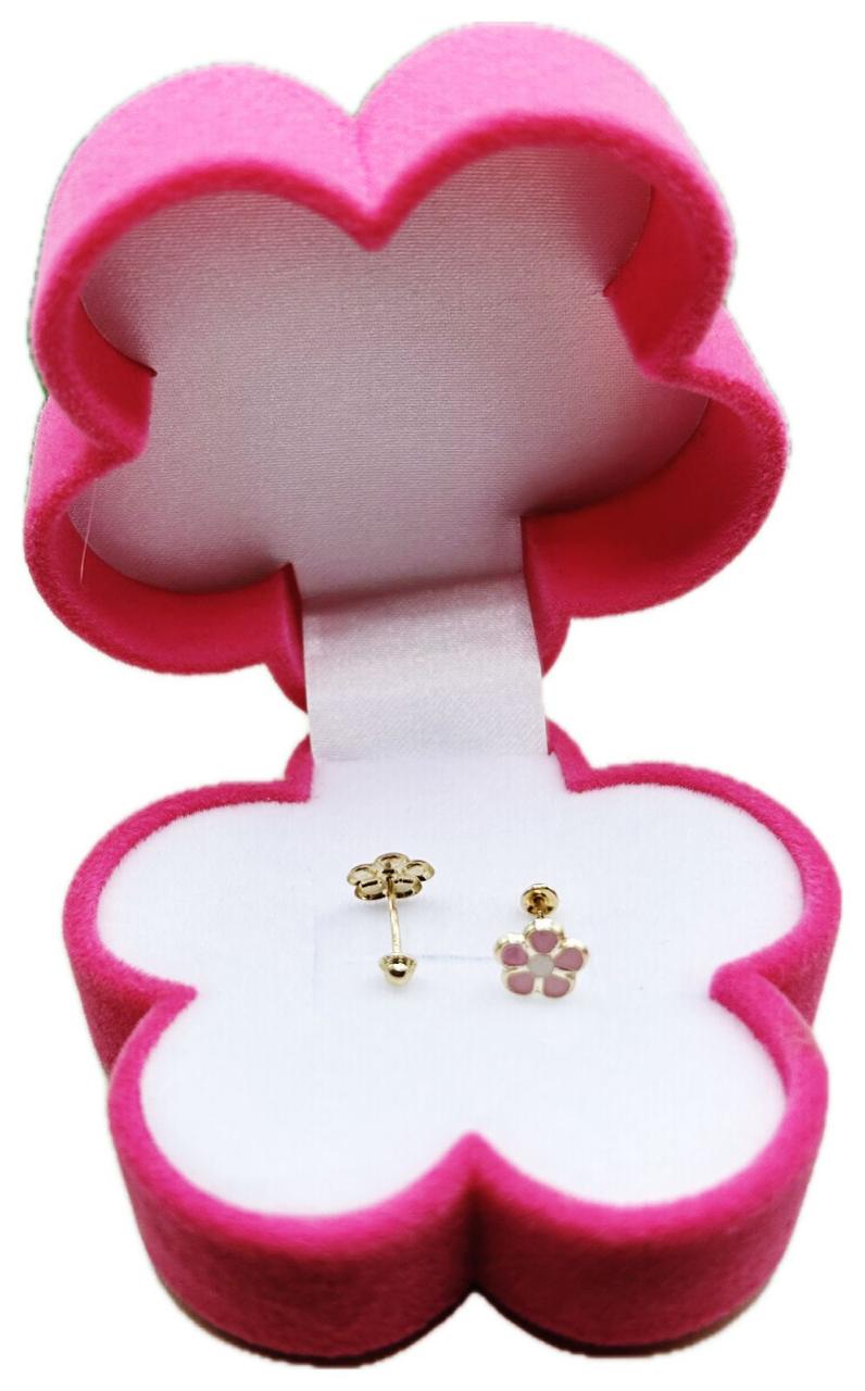 Broquel o Aretitos de Oro 10k Florecita 🌸