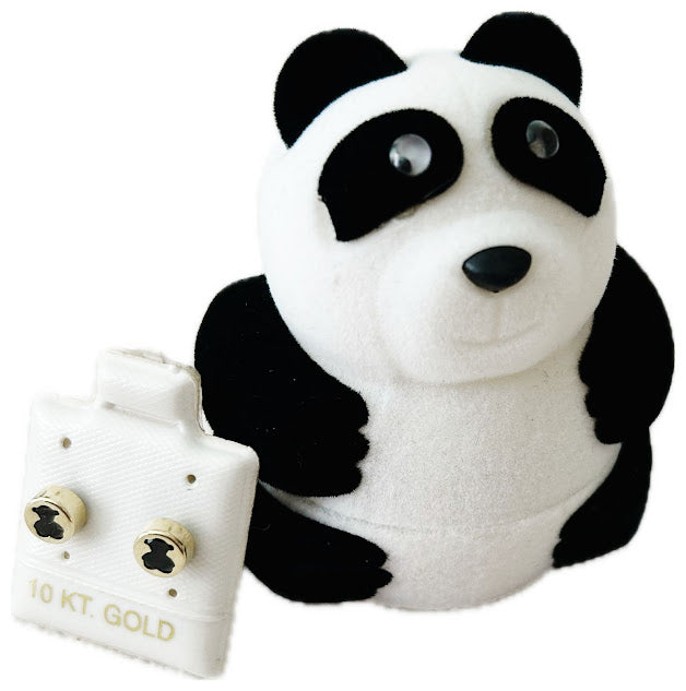Broquel o Aretitos Oro 10k Figura Pandita