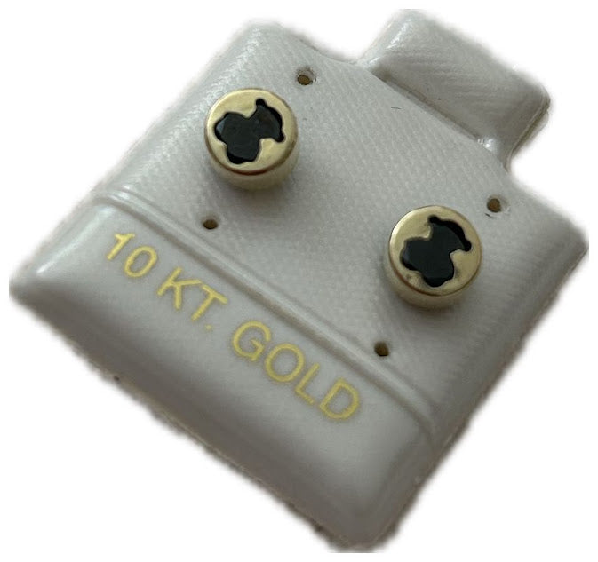 Broquel o Aretitos Oro 10k Figura Pandita