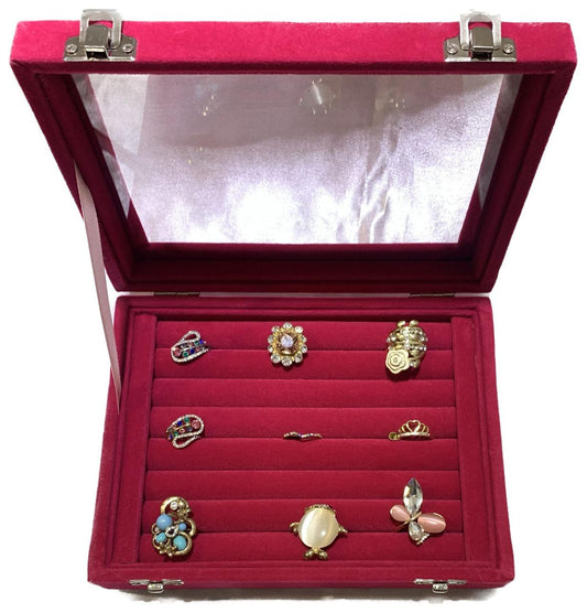 Exhibidor Alhajero Para Anillos Fiusha