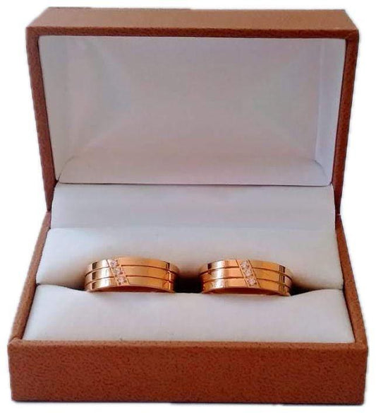 Estuche para Argollas - Vinipiel Camel