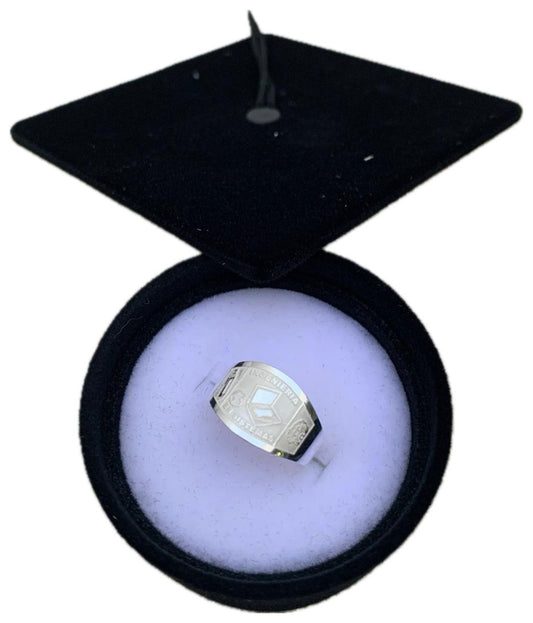 ANILLO DE GRADUACION DE PLATA "ING EN SISTEMAS"