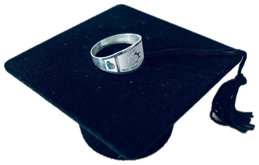 ANILLO DE GRADUACION DE PLATA "Ing. Industrial"
