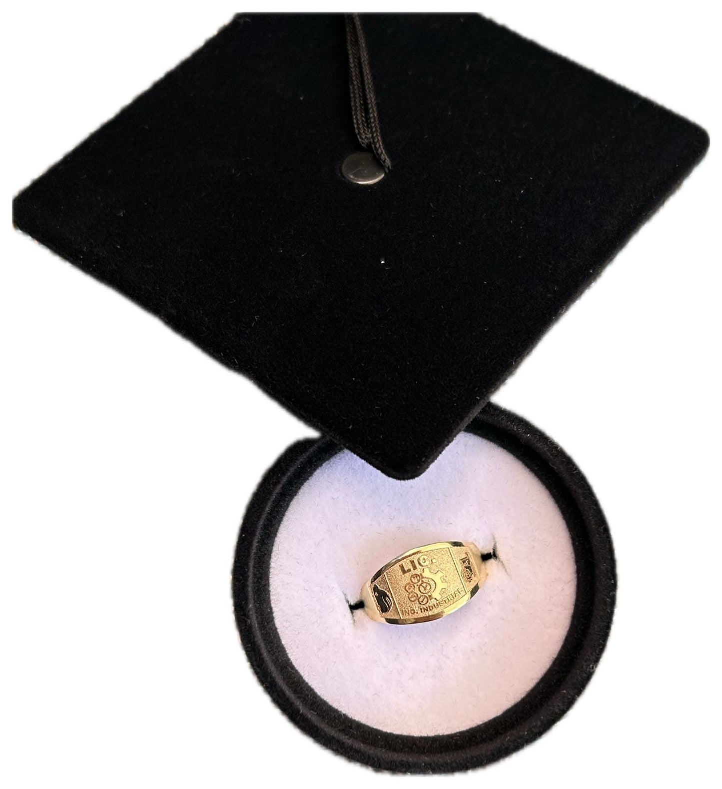 ANILLO DE GRADUACION 10K ING INDRUSTRIAL