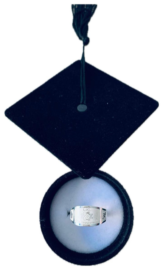 ANILLO DE GRADUACION DE PLATA "Ing. Industrial"