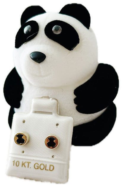 Broquel o Aretitos Oro 10k Figura Pandita